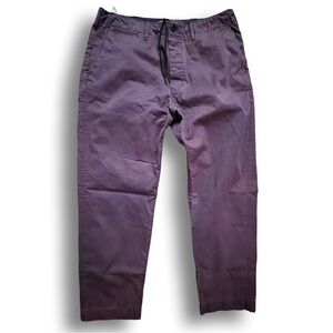 American Eagle Outfitters Men's Dark hand dyed one of one Purple Chinos